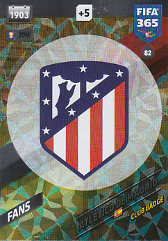 Atletico Madrid 2018 FIFA 365 Club Badge #82